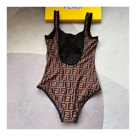 women's fendi one piece swimsuit|fendi high waisted bikini.